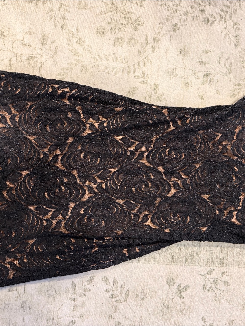 Cache Black Lace Strapless Maxi Dress - Picture 4 of 5